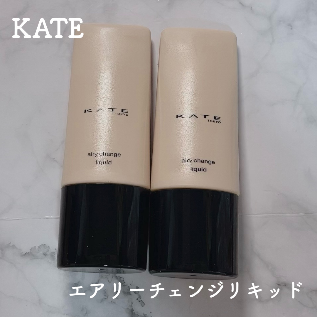 ケイト エアリーチェンジリキッド/KATE/リキッドファンデーションを使ったクチコミ（1枚目）