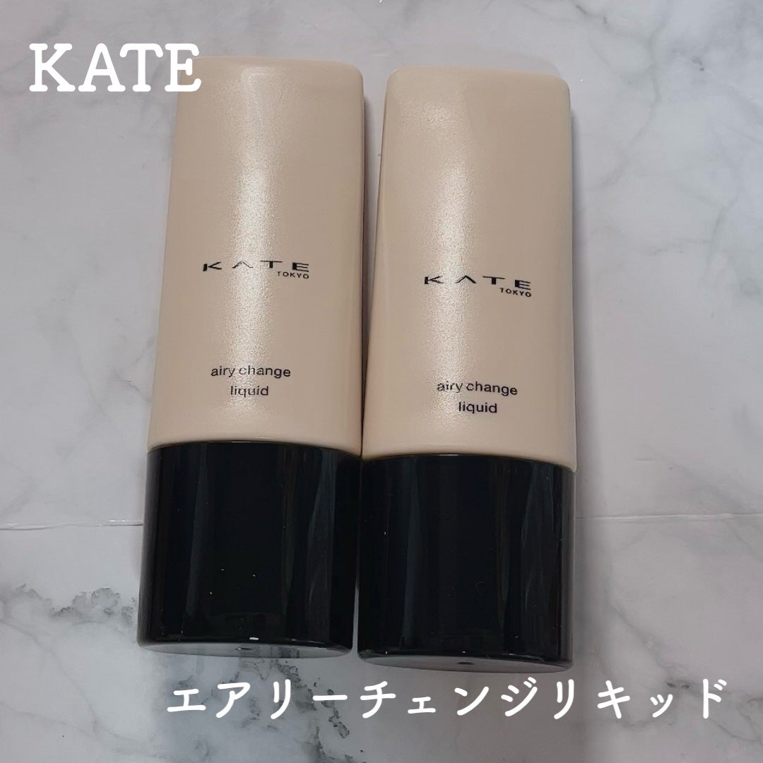 ケイト エアリーチェンジリキッド/KATE/リキッドファンデーションを使ったクチコミ(1枚目)