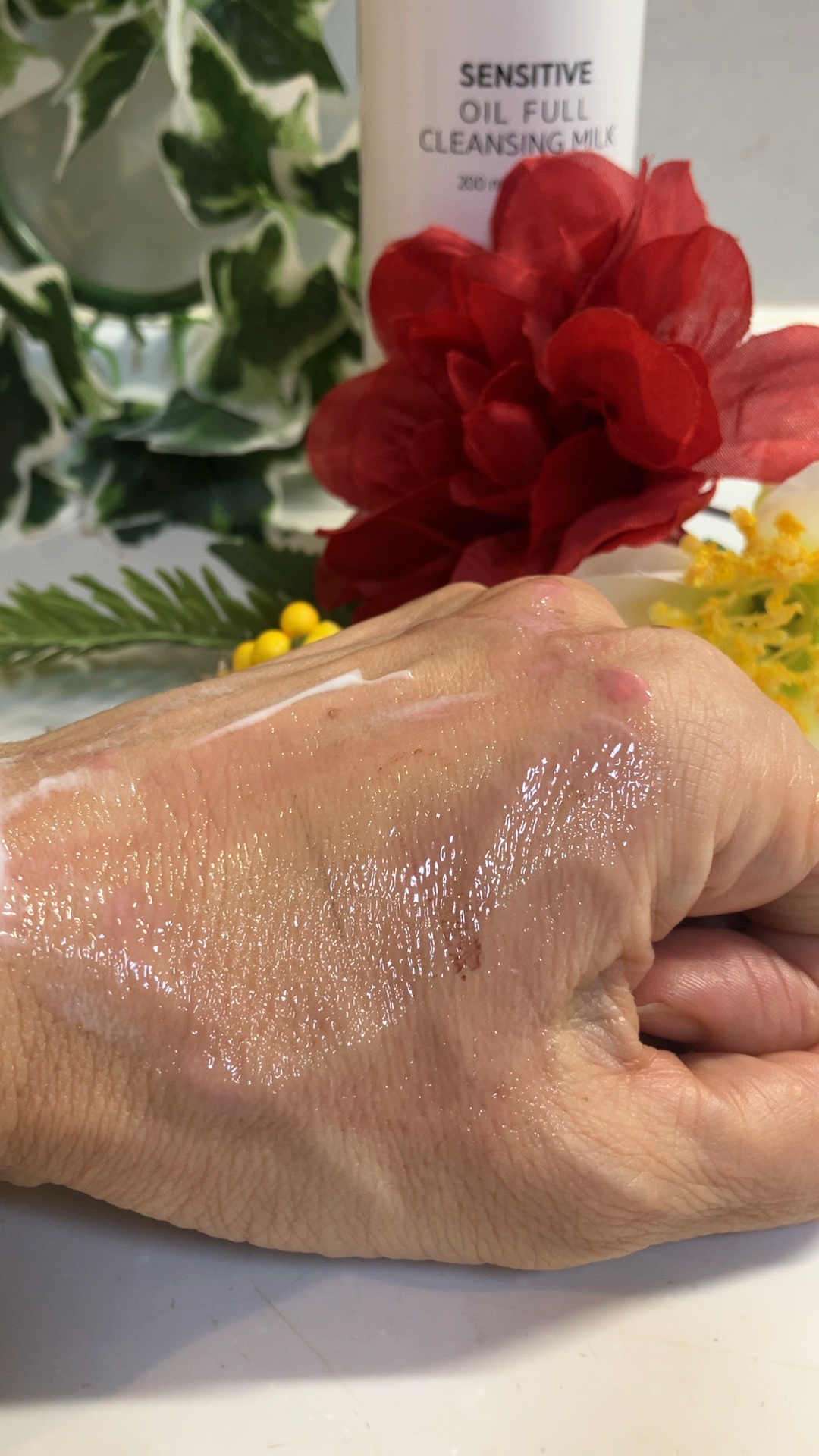センシティブオイルフルクレンジングミルク/SAM'U/ミルククレンジングを使ったクチコミ（3枚目）