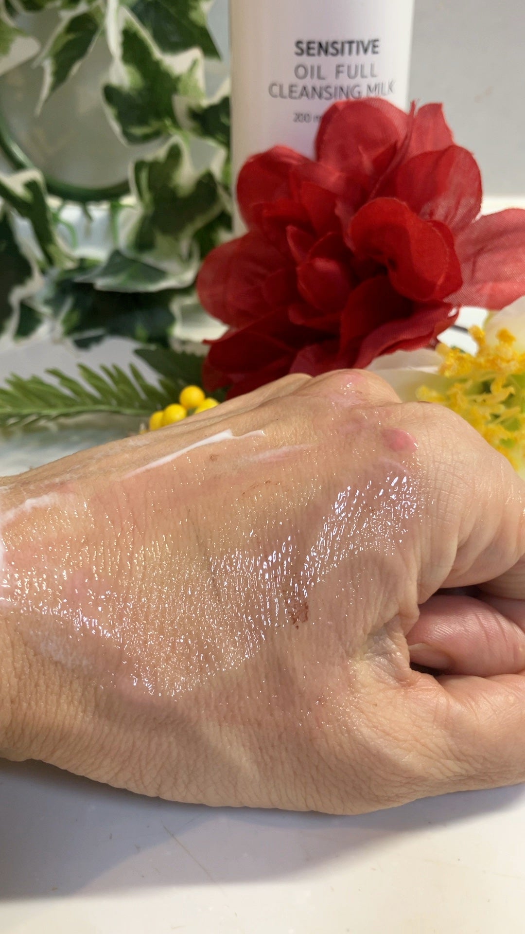 センシティブオイルフルクレンジングミルク/SAM'U/ミルククレンジングを使ったクチコミ(3枚目)