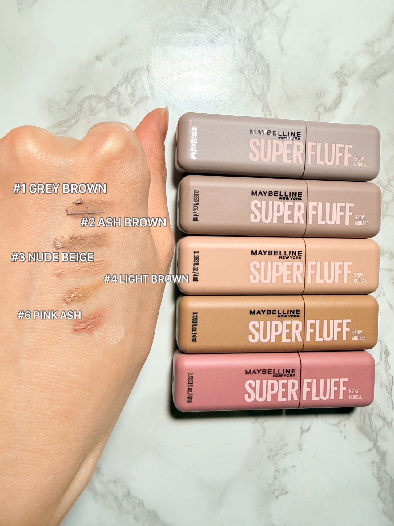 SP フラッフ ブロウ ムース/MAYBELLINE NEW YORK/眉マスカラを使ったクチコミ(5枚目)