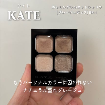 ケイト ポッピングシルエットシャドウ/KATE/アイシャドウパレットを使ったクチコミ(1枚目)