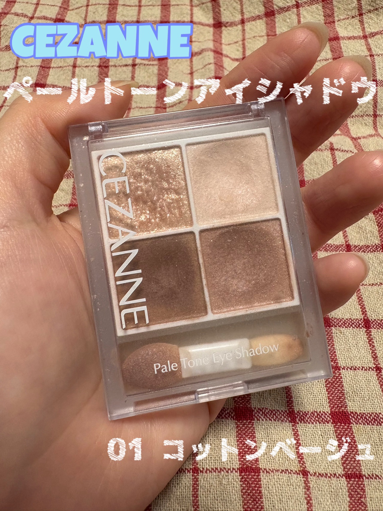 ペールトーンアイシャドウ/CEZANNE/アイシャドウを使ったクチコミ（2枚目）