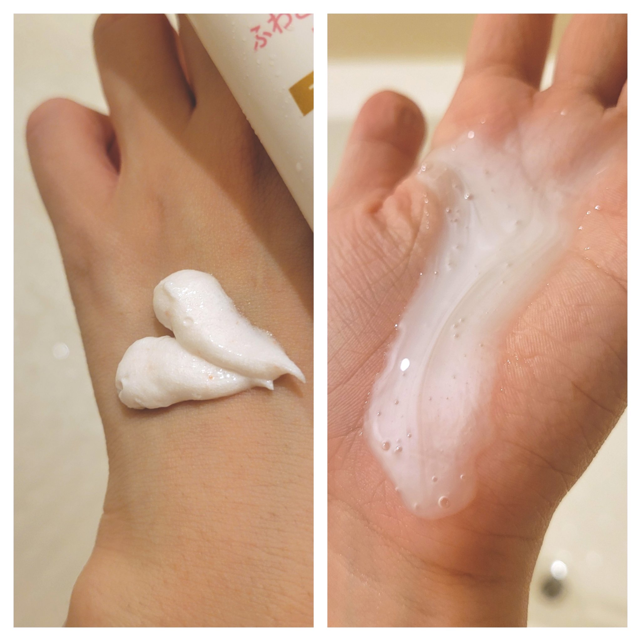 ダヴ ふわとろクリーミースクラブ サクラ＆ムスク チューブ 50g/ダヴ/ボディスクラブを使ったクチコミ（2枚目）