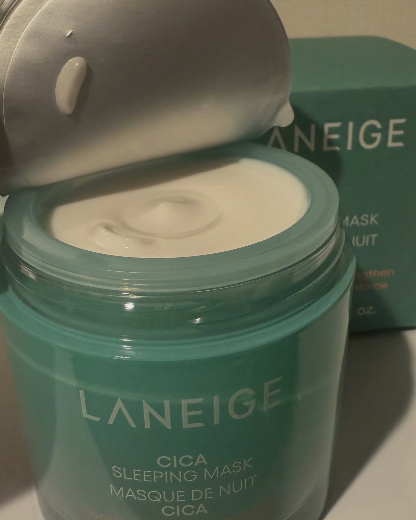 シカスリーピングマスク N/LANEIGE/フェイスクリームを使ったクチコミ（2枚目）