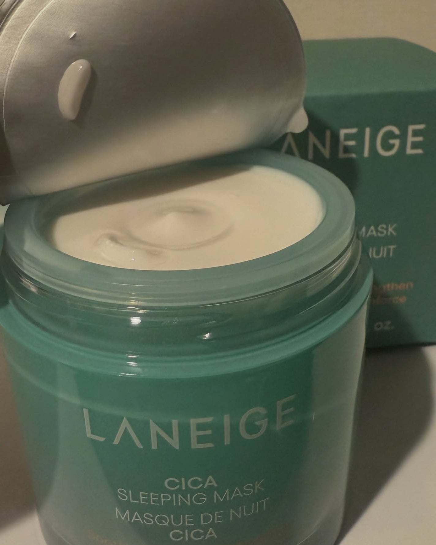 シカスリーピングマスク N/LANEIGE/フェイスクリームを使ったクチコミ(2枚目)