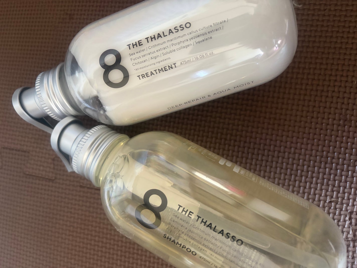 エイトザタラソ クレンジングリペア&モイスト 美容液シャンプー/ディープリペア&アクアモイスト 美容液トリートメント/エイトザタラソ/市販シャンプーを使ったクチコミ(1枚目)