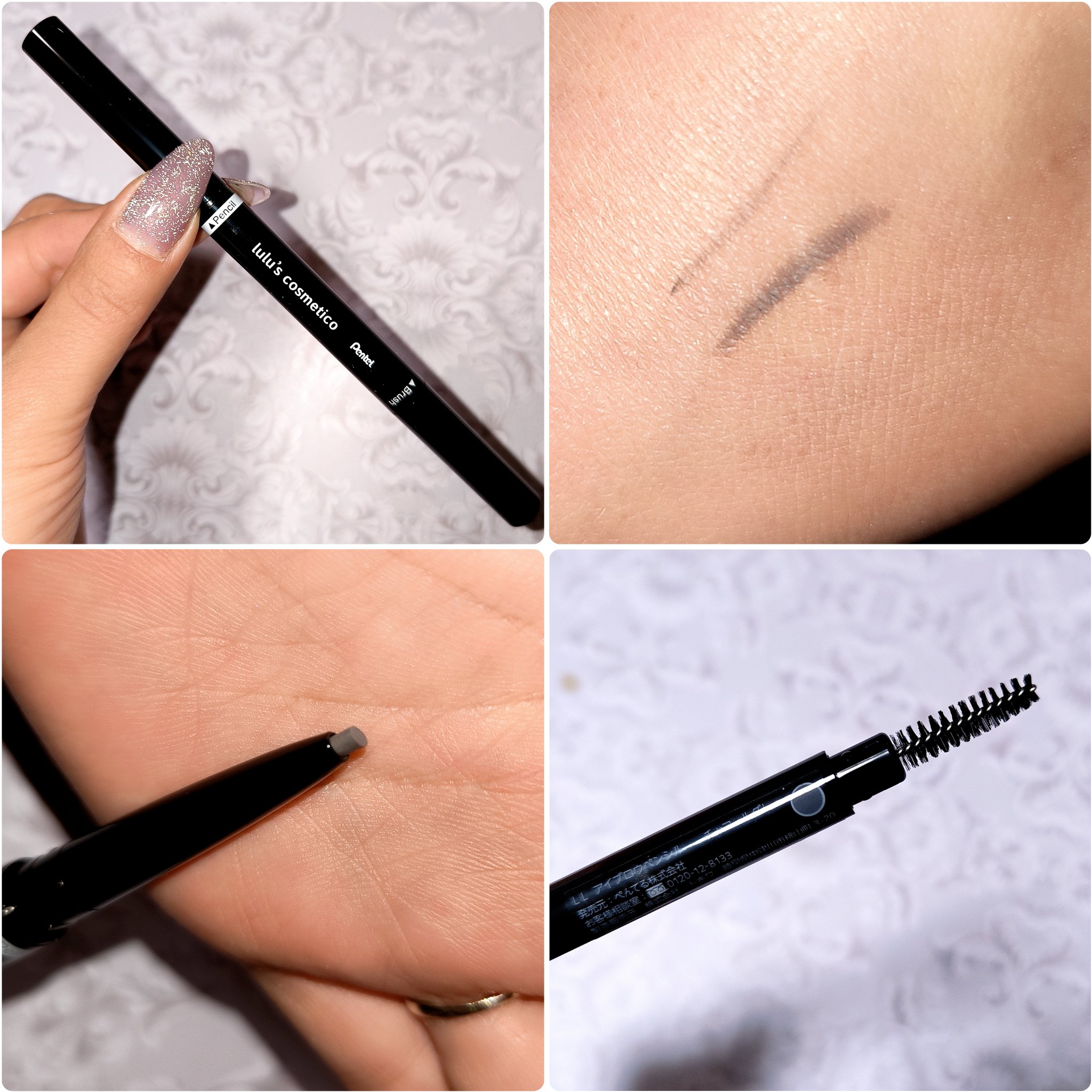 アイブロウペンシル Charcoal Gray/ルルズコスメティコ/アイブロウペンシルを使ったクチコミ（2枚目）