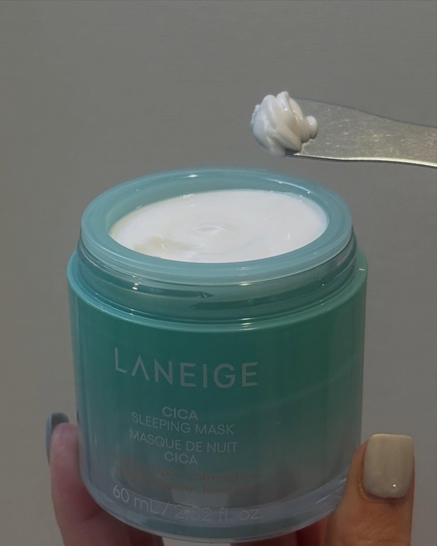 シカスリーピングマスク N/LANEIGE/フェイスクリームを使ったクチコミ（3枚目）