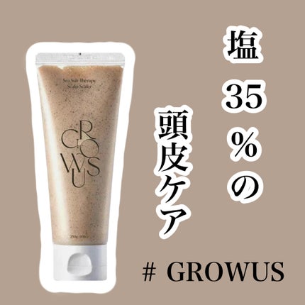 シーソルトセラピースカルプスケーラー/GROWUS/ヘッドスクラブを使ったクチコミ(1枚目)