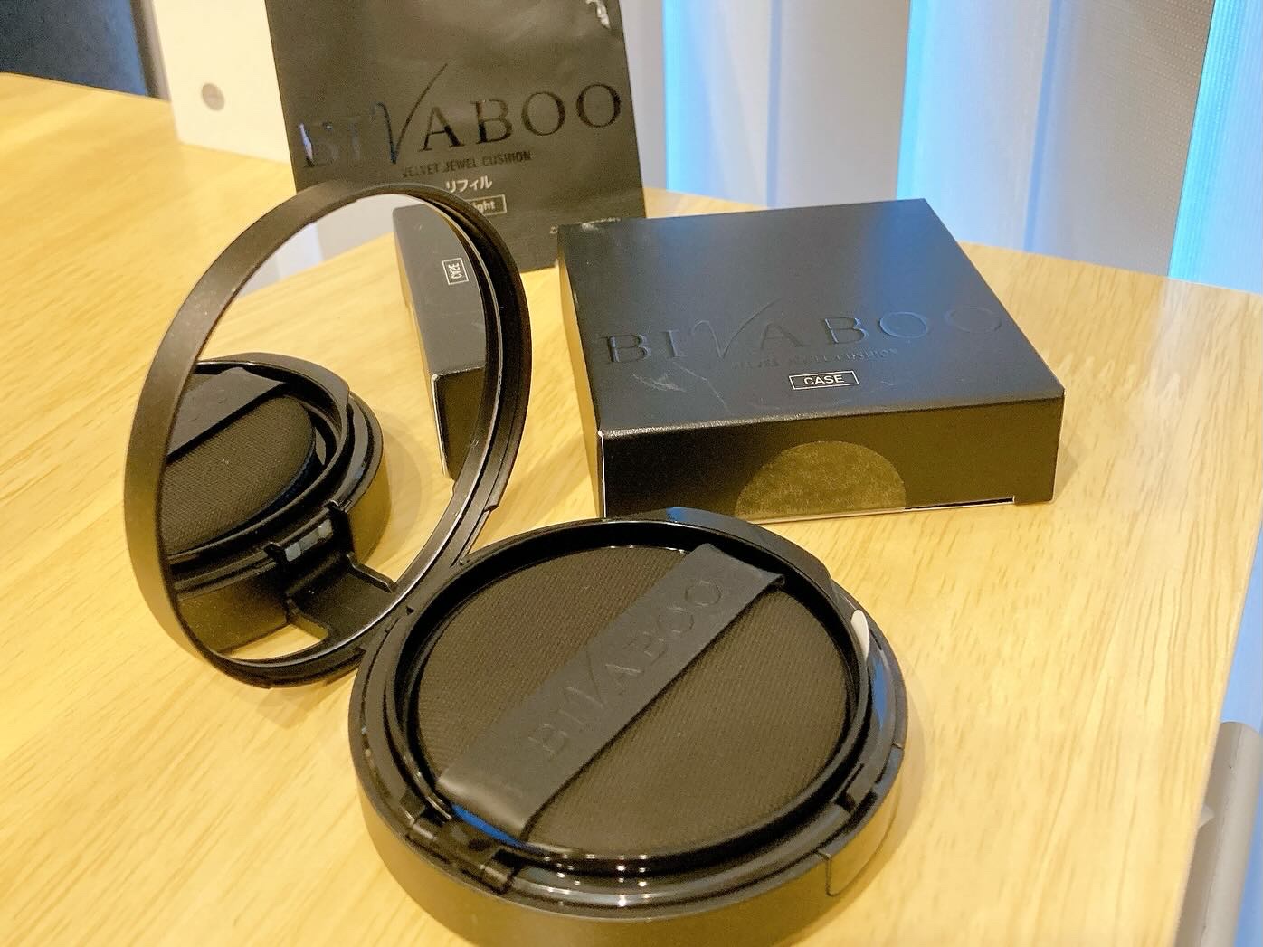 ベルベットジュエルクッション/BIVABOO/クッションファンデーションを使ったクチコミ（1枚目）