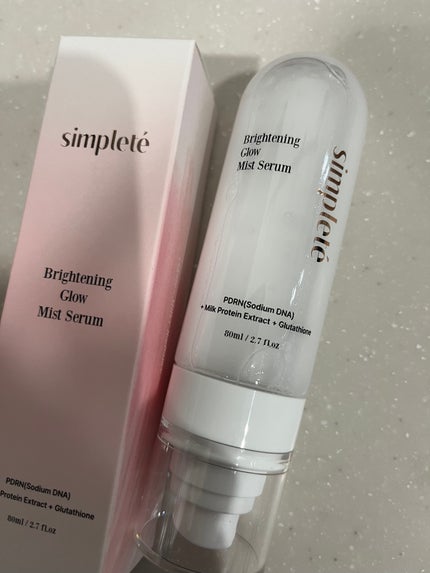 ブライトニング グロウ ミストセラム/Simplete(シンプレ)/美容液を使ったクチコミ(2枚目)