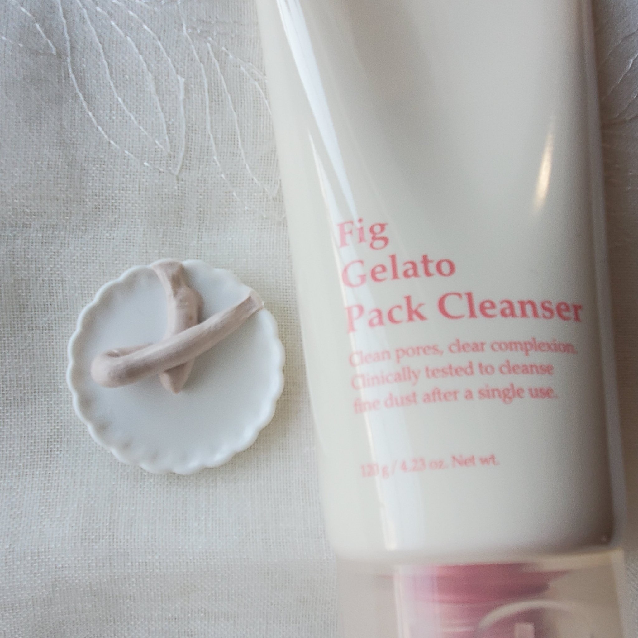 フィグジェラートパッククレンザー/I'm from/洗顔フォームを使ったクチコミ（3枚目）