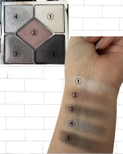 ディオールショウ サンク クルール/Dior/アイシャドウを使ったクチコミ(2枚目)