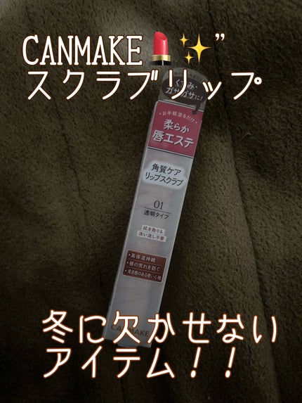 プランプリップケアスクラブ/キャンメイク/リップスクラブを使ったクチコミ(1枚目)