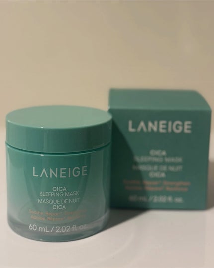 シカスリーピングマスク N/LANEIGE/フェイスクリームを使ったクチコミ(6枚目)