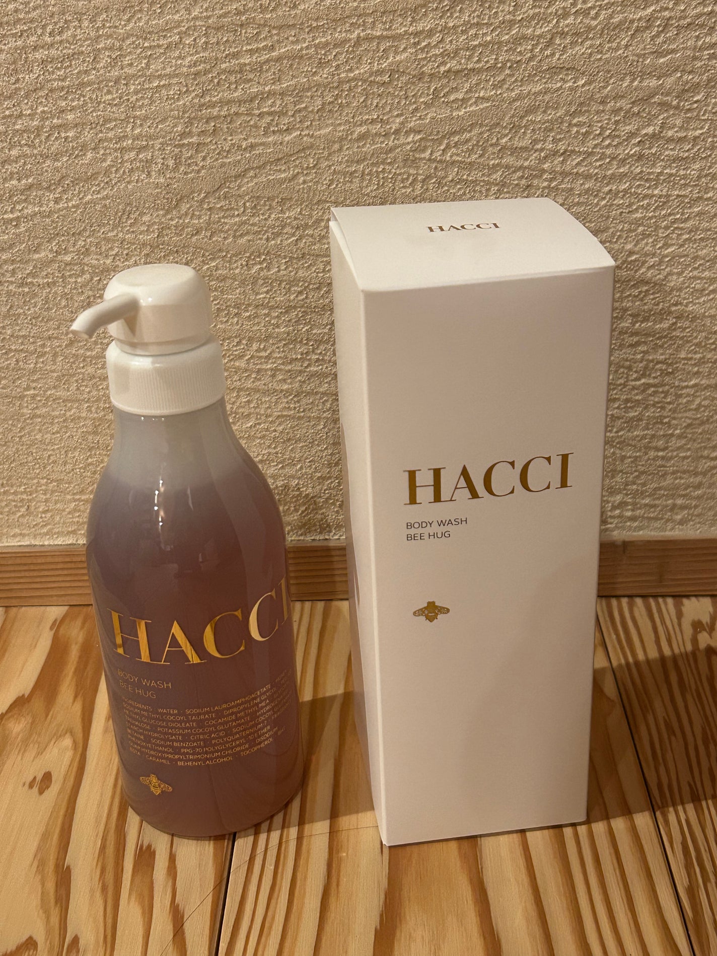 ボディウォッシュ BEE HUG/HACCI/ボディソープを使ったクチコミ(1枚目)