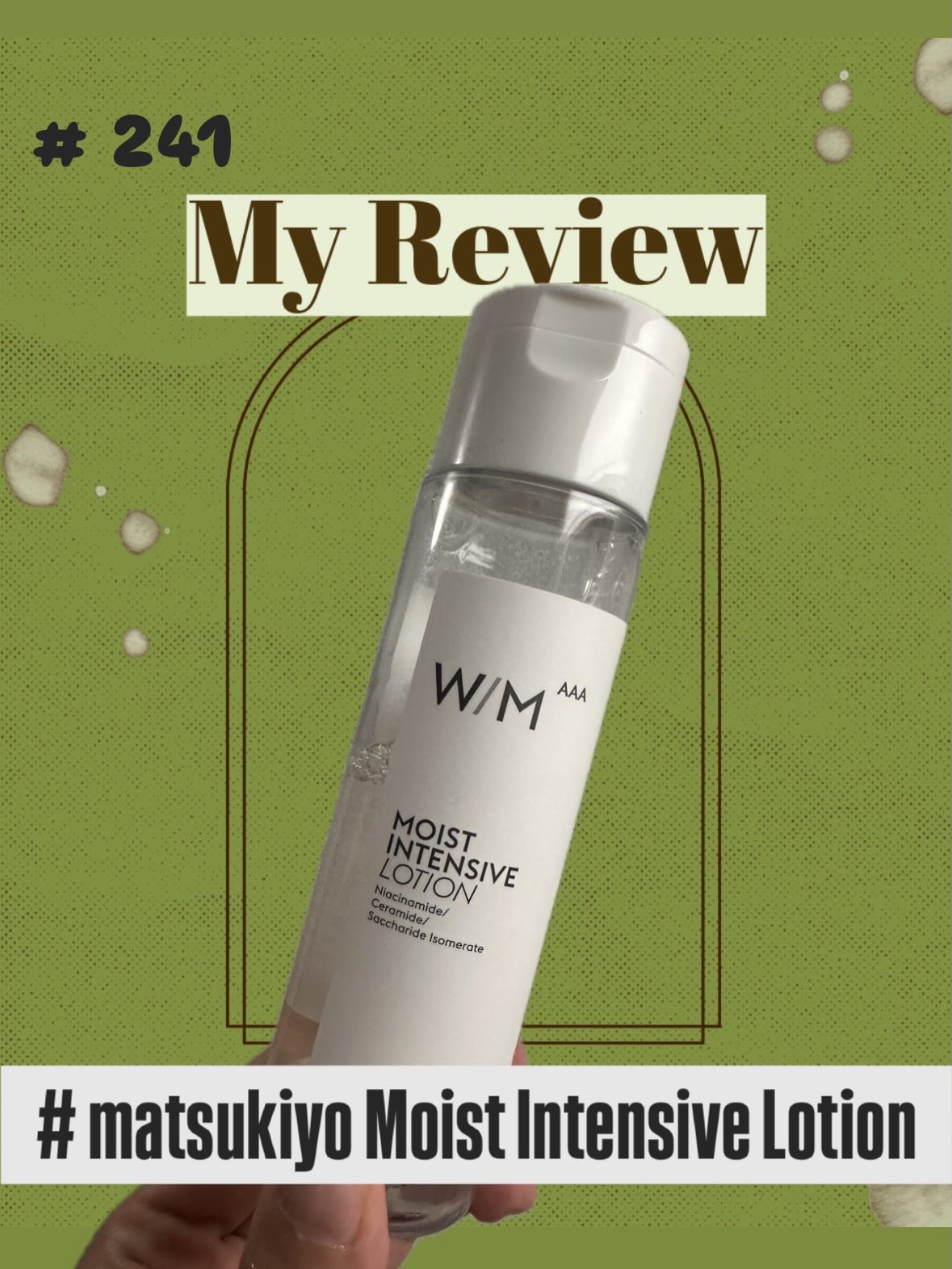 モイストインテンシブ ローション/Ｗ/M AAA/化粧水を使ったクチコミ（1枚目）