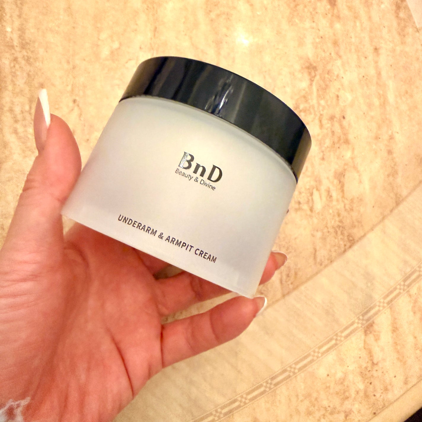 BnDアンダーアームクリーム(ボディクリーム)/BnD/デリケートゾーンケアを使ったクチコミ(1枚目)