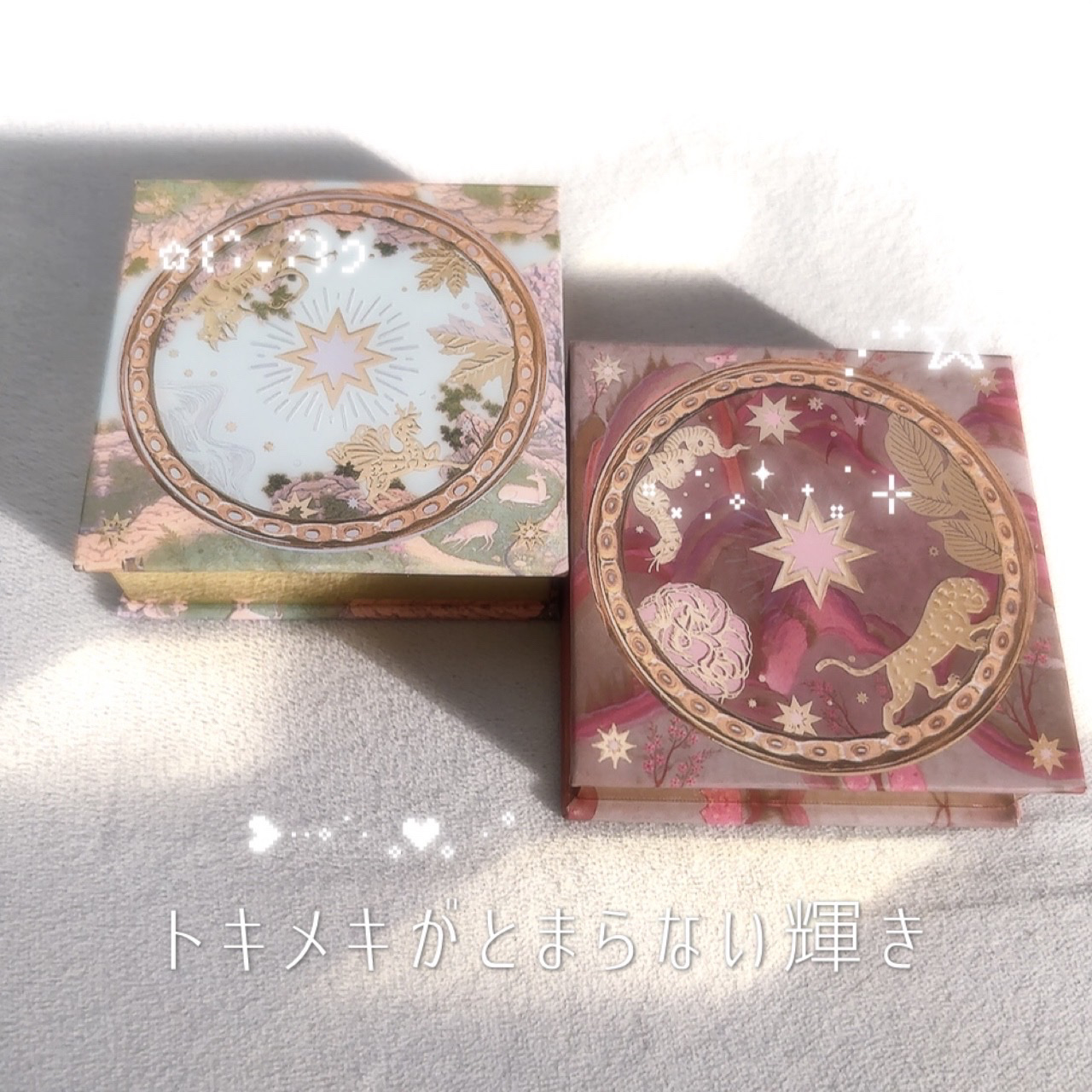 山海シリーズ グロウハイライト＆チーク/GirlCult/パウダーハイライトを使ったクチコミ（1枚目）