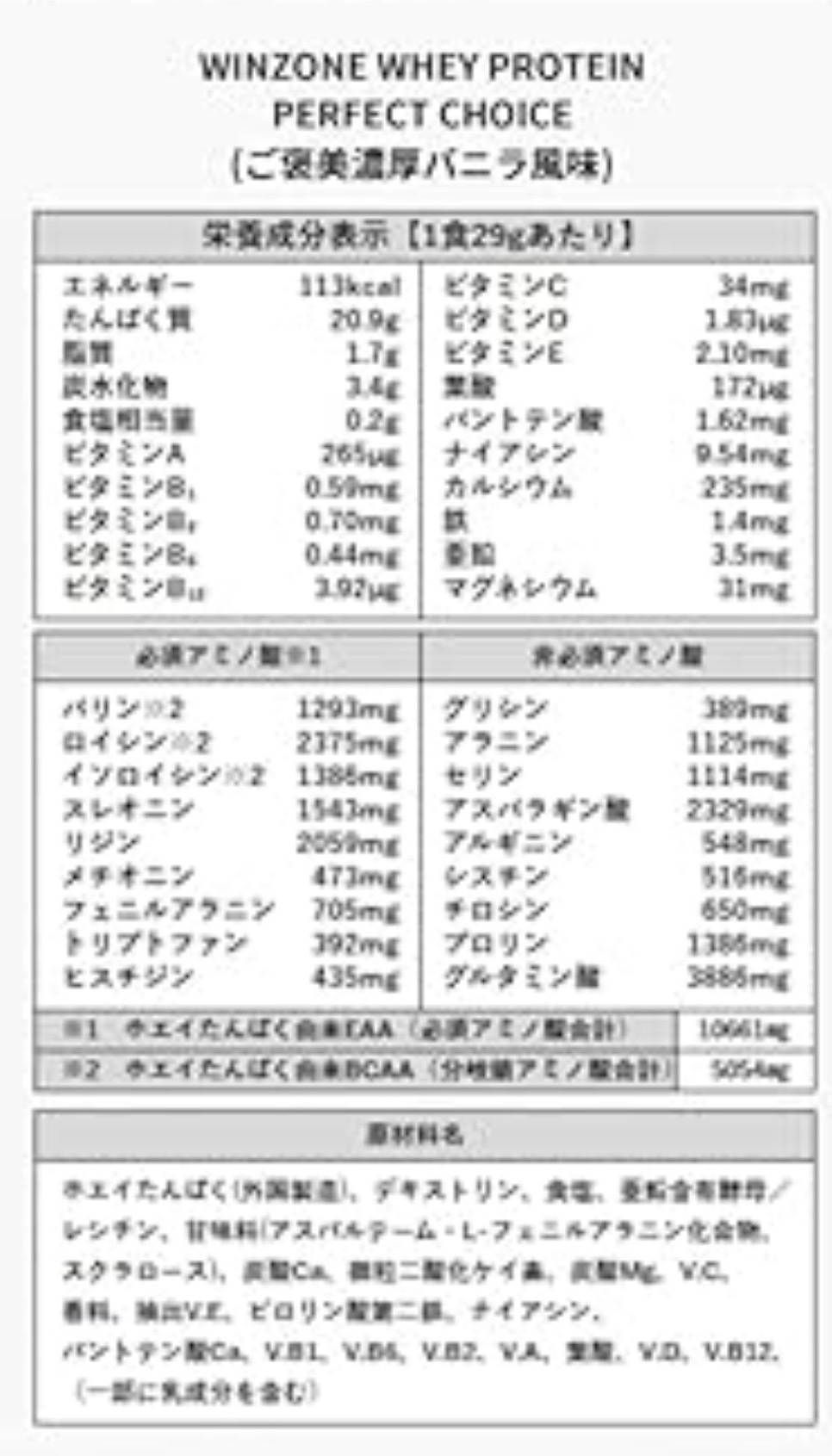 WINZONE ホエイプロテインパーフェクトチョイス/WINZONE/ホエイプロテインを使ったクチコミ（2枚目）