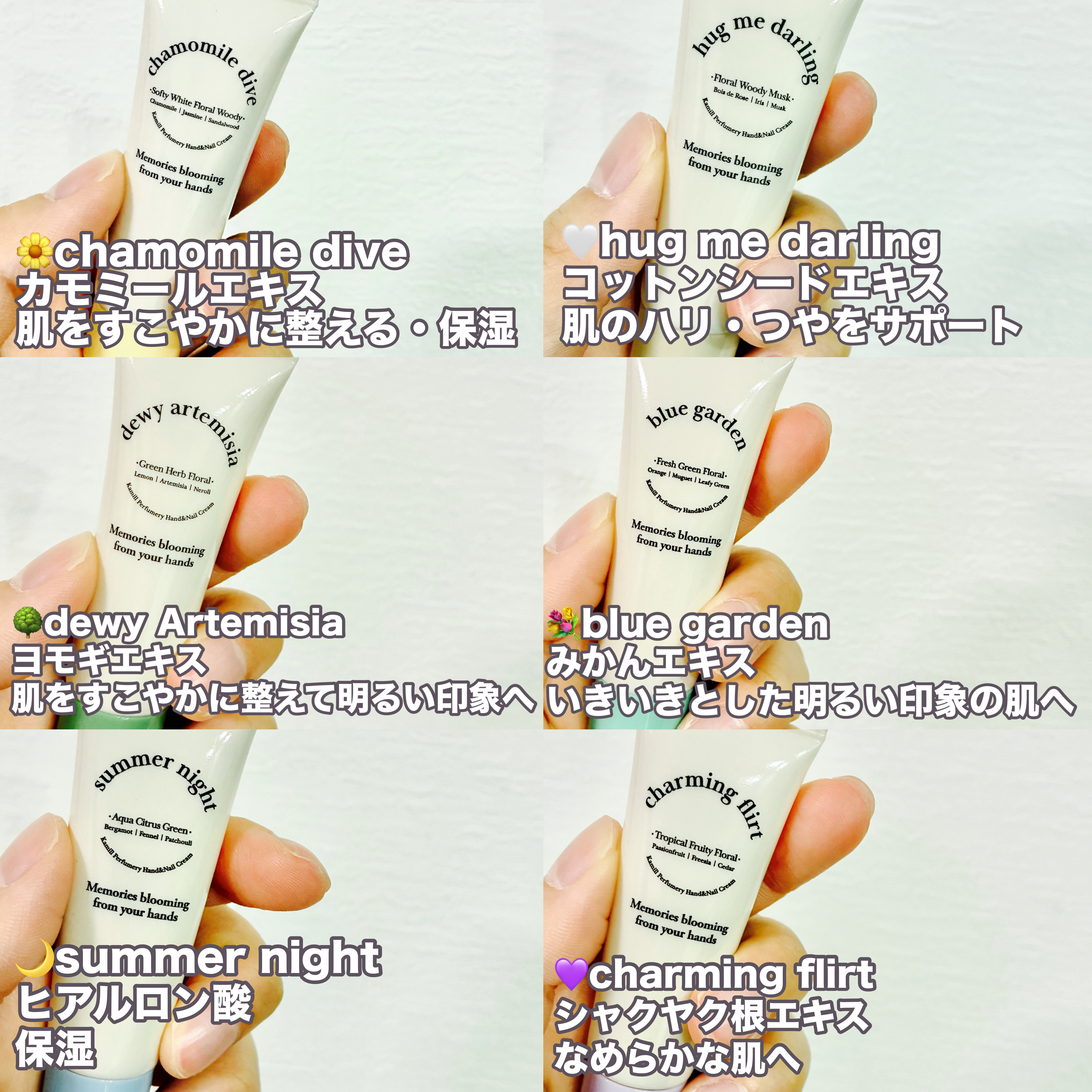 パフューマリー ハンド＆ネイルクリーム デューイアルテミシア 50ml/カミール/ハンドクリームを使ったクチコミ（3枚目）