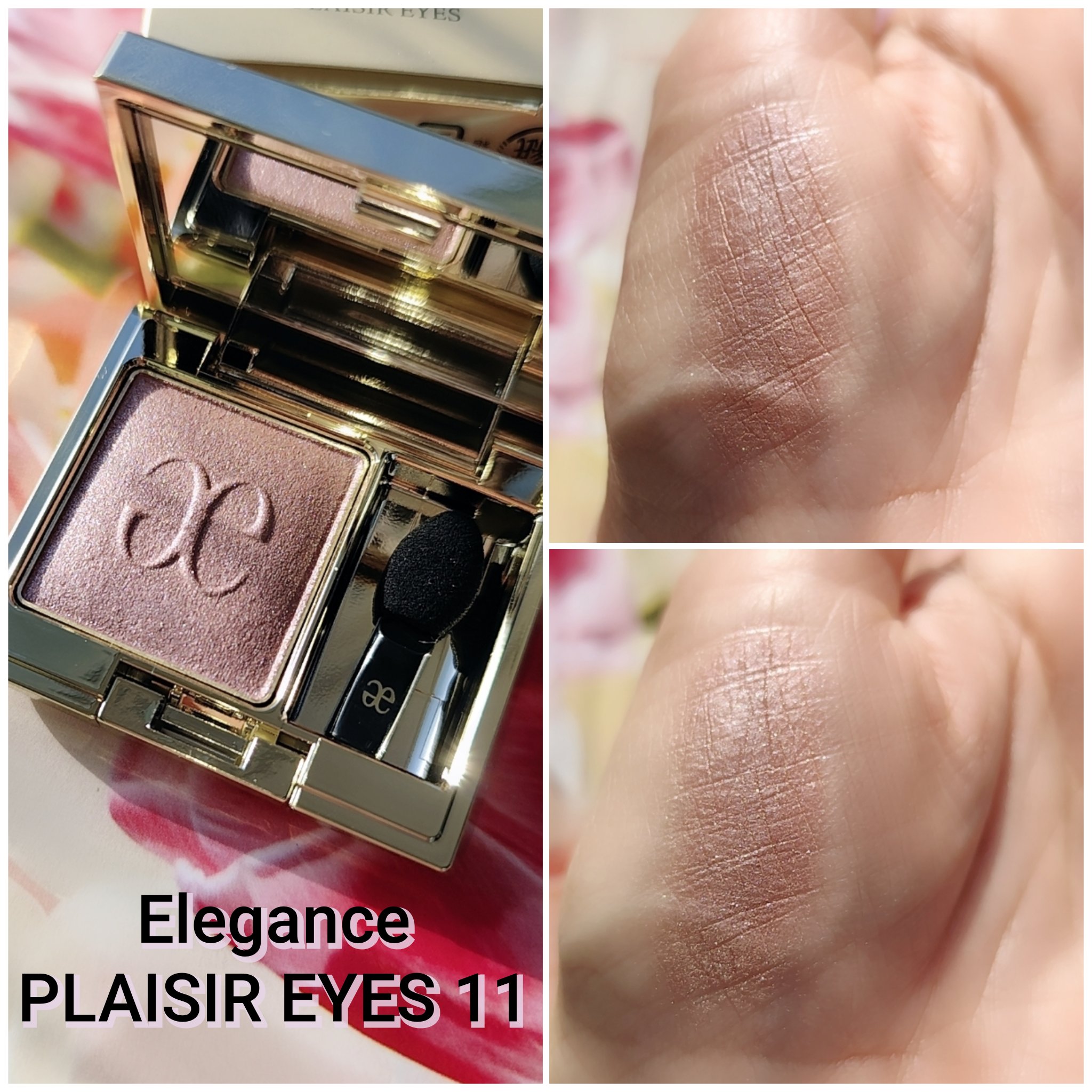 エレガンス プレジール アイズ/Elégance/単色アイシャドウを使ったクチコミ（1枚目）