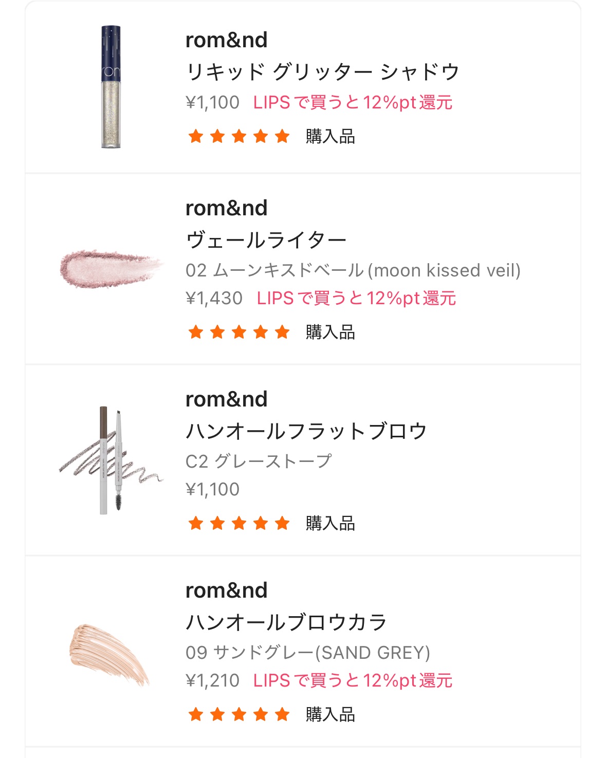 ハンオールフラットブロウ/rom&nd/アイブロウペンシルを使ったクチコミ（1枚目）