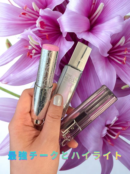 バックステージ ロージー グロウ スティック 063 ピンク ライラック/Dior/チークを使ったクチコミ(1枚目)