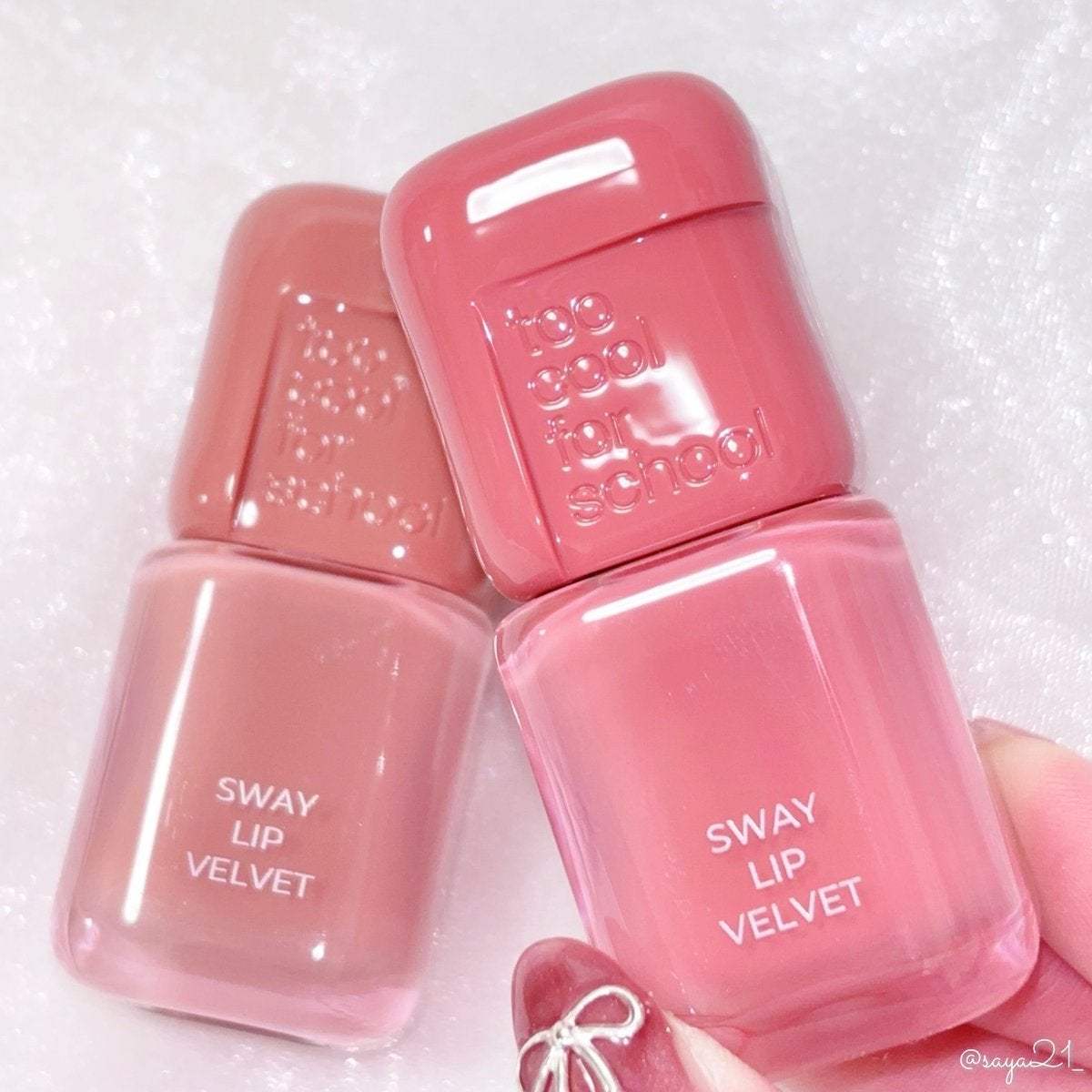 スウェイリップベルベット/too cool for school/リップティントを使ったクチコミ(1枚目)