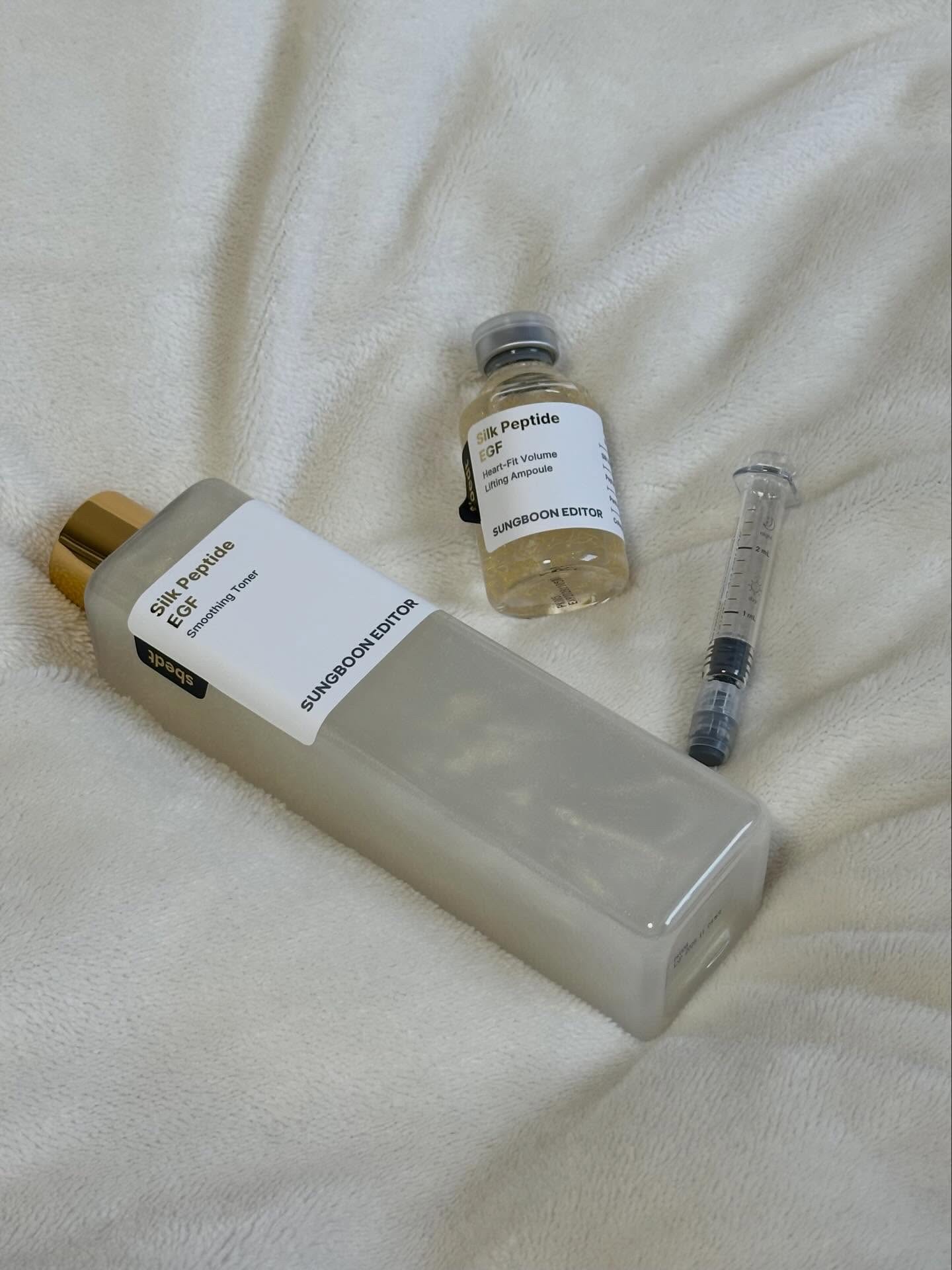 シルクペプチドEGFスムージングトナー/SUNGBOON EDITOR（成分エディター）/化粧水を使ったクチコミ（1枚目）
