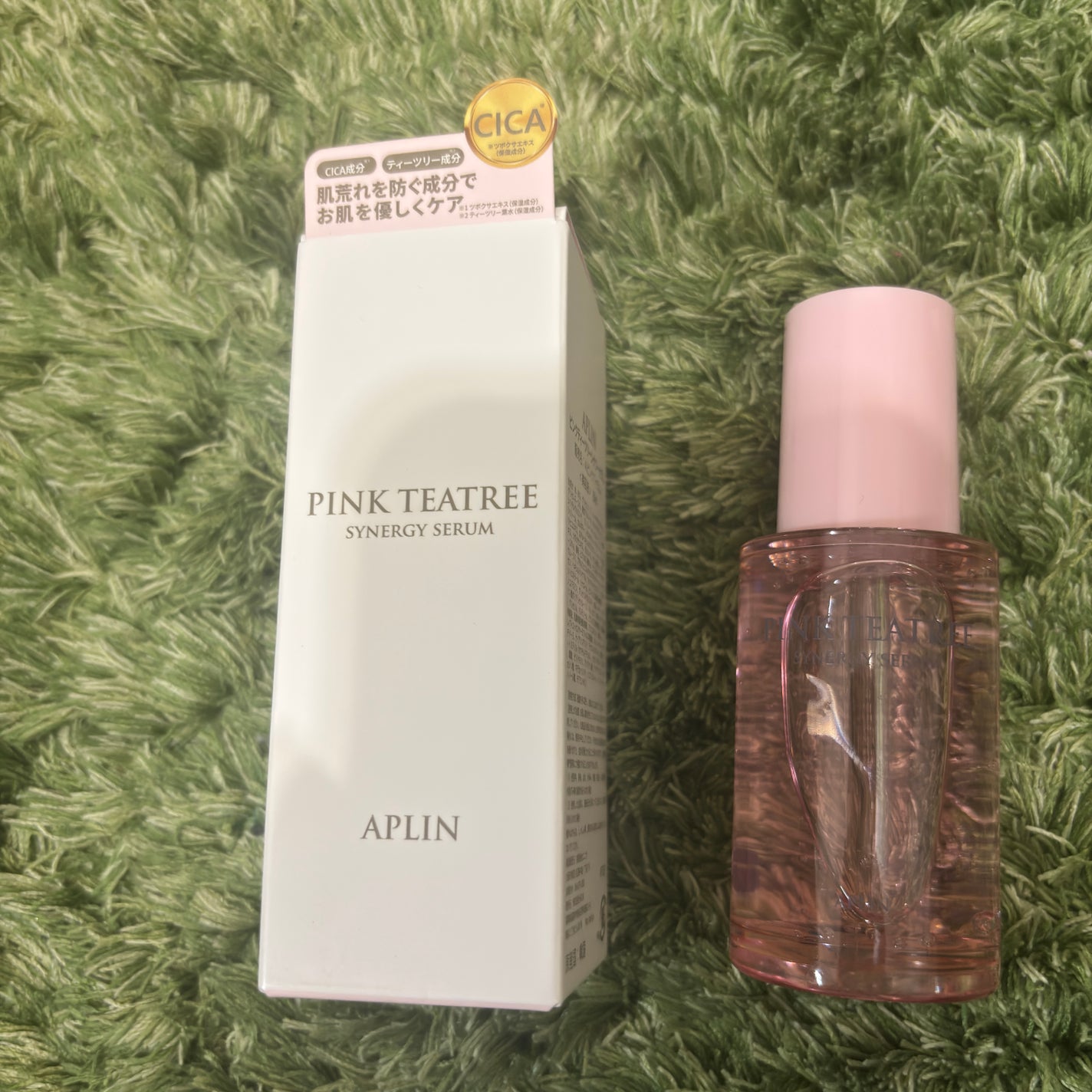 ピンクティーツリーシナジーセラム/APLIN/美容液を使ったクチコミ(1枚目)