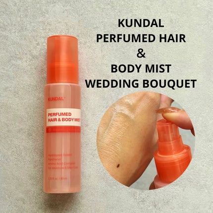 パフュームヘア&ボディミスト ウエディングブーケの香り/KUNDAL/ヘアミストを使ったクチコミ(1枚目)