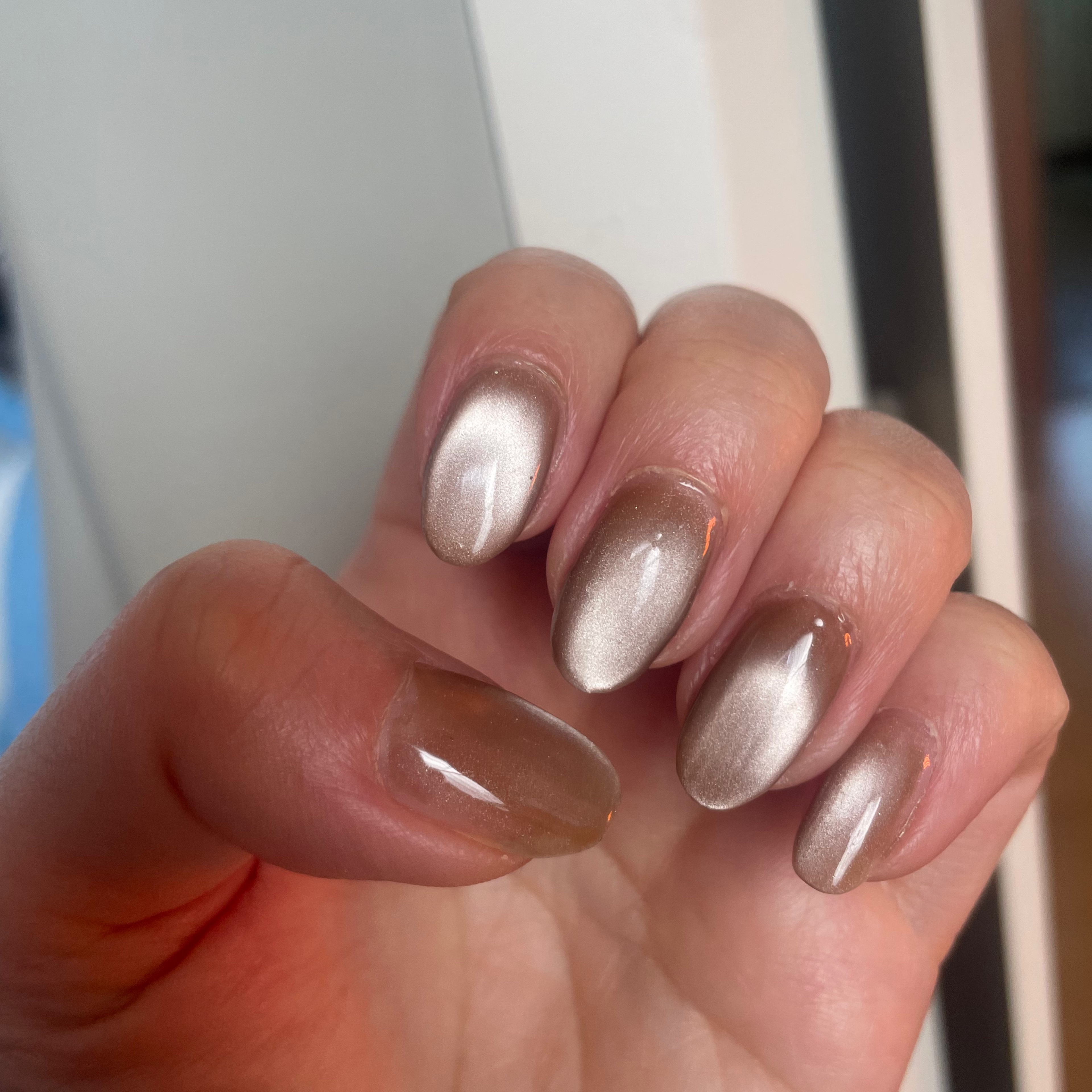 5ミクロンマグネット/ネイル工房/ジェルネイルを使ったクチコミ（2枚目）