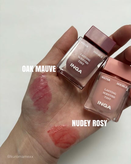 ウォーターダブルラスティングセンティッドティント/INGA/リップティントを使ったクチコミ(3枚目)