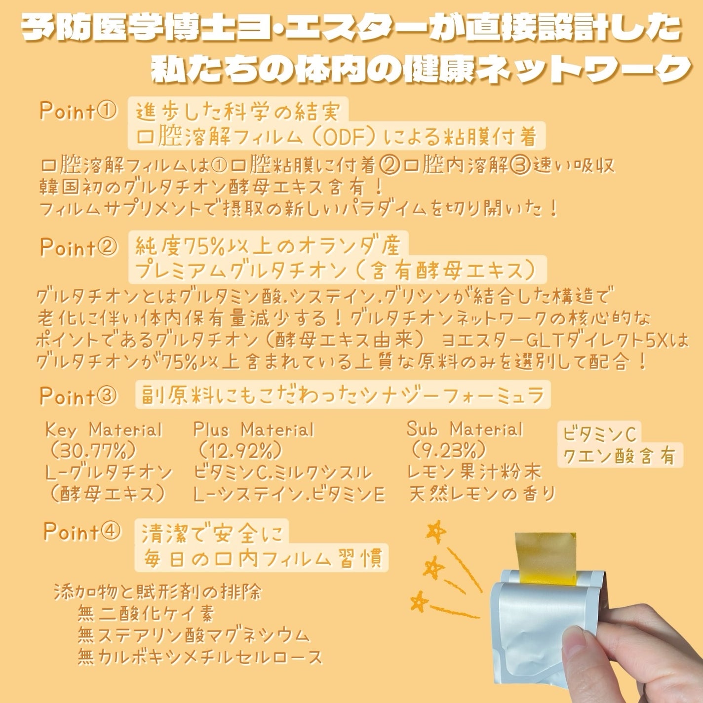 ヨエスターグルタチオンダイレクト5X/ESTHER FORMULA/美容サプリメントを使ったクチコミ(2枚目)