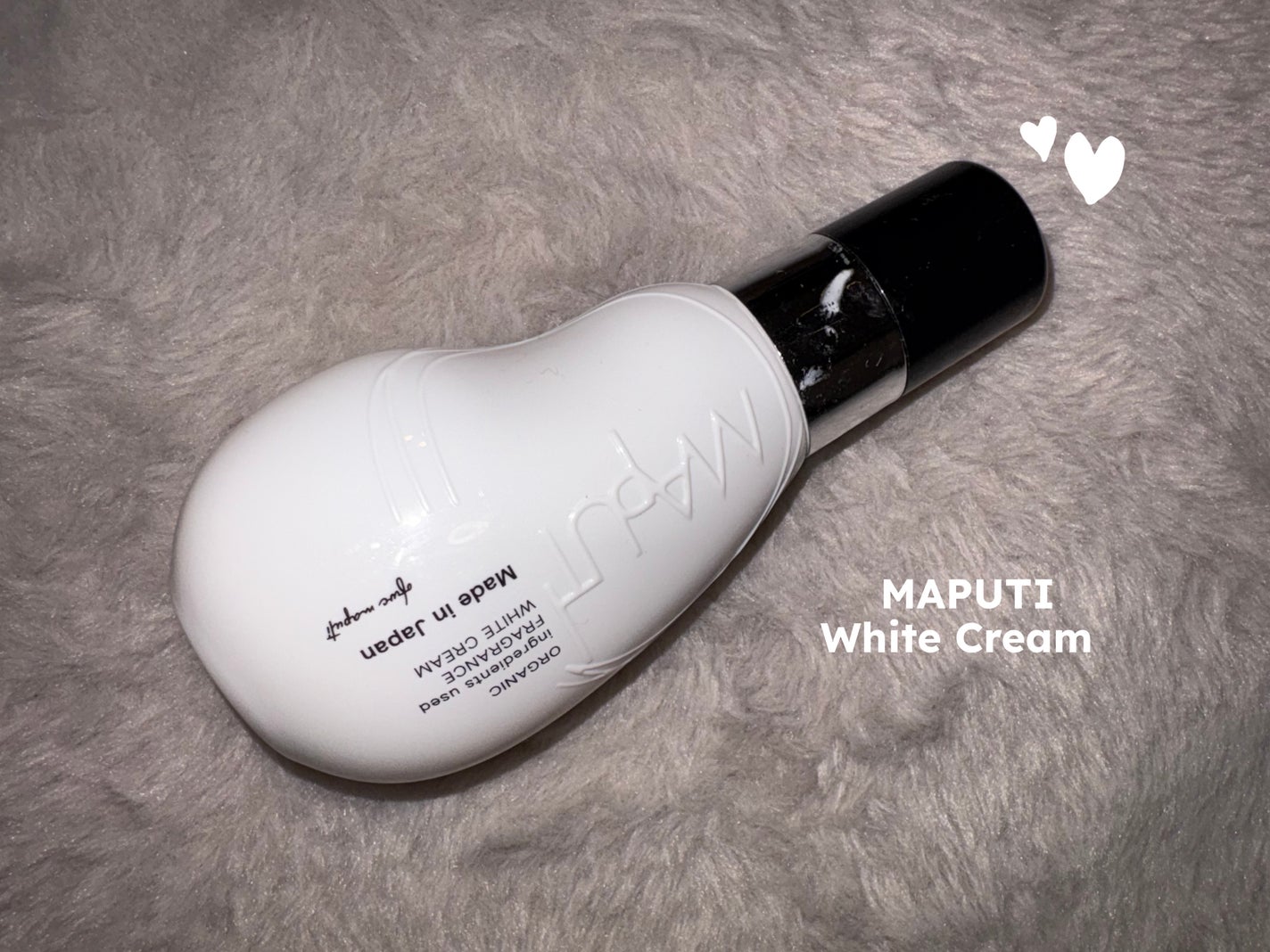 オーガニックフレグランスホワイトクリーム/MAPUTI/デリケートゾーンケアを使ったクチコミ(1枚目)