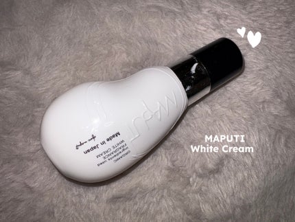 オーガニックフレグランスホワイトクリーム/MAPUTI/デリケートゾーンケアを使ったクチコミ(1枚目)