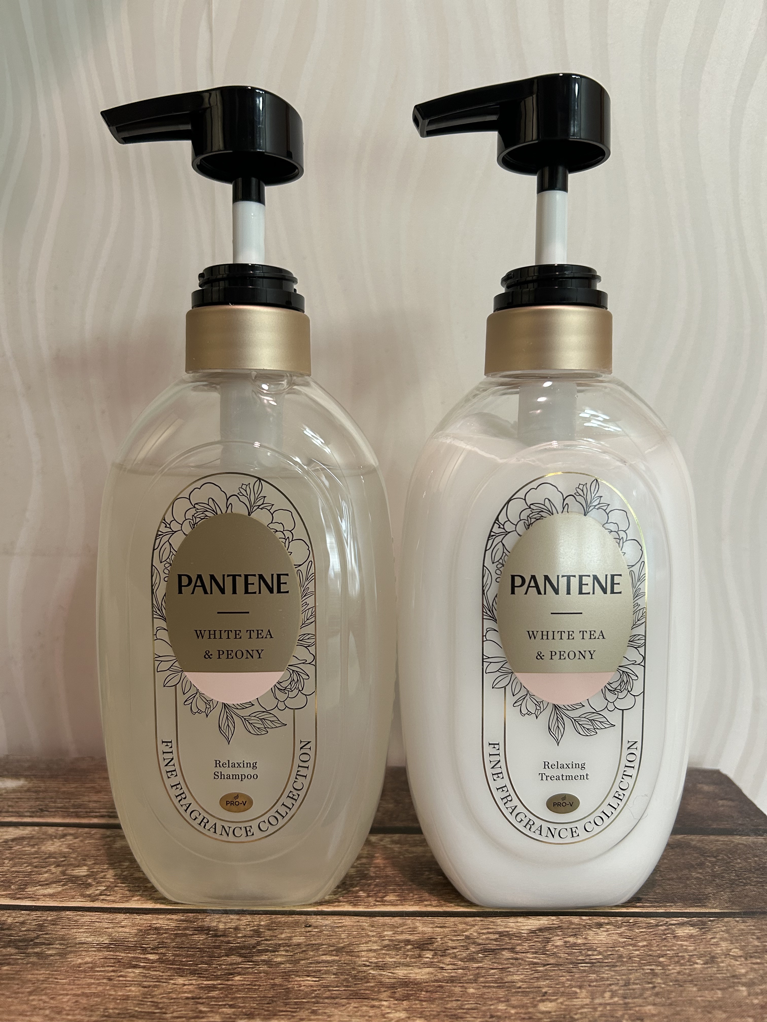 ファインフレグランスコレクション ホワイトティー＆ピオニーの香り リラクシングシャンプー/トリートメント/パンテーン/市販シャンプーを使ったクチコミ（1枚目）