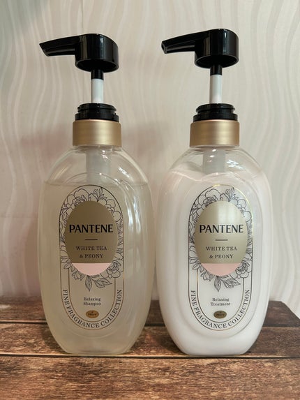 ファインフレグランスコレクション ホワイトティー&ピオニーの香り リラクシングシャンプー/トリートメント/パンテーン/市販シャンプーを使ったクチコミ(1枚目)