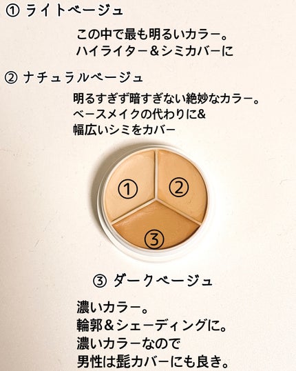 カバーアッププロコンシーラー/TFIT/パレットコンシーラーを使ったクチコミ(3枚目)