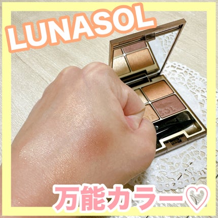 スキンモデリングアイズ/LUNASOL/アイシャドウパレットを使ったクチコミ(1枚目)