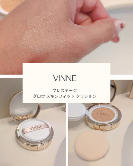 プレステージグロウスキンフィットクッション/VINNE /クッションファンデーションを使ったクチコミ(1枚目)