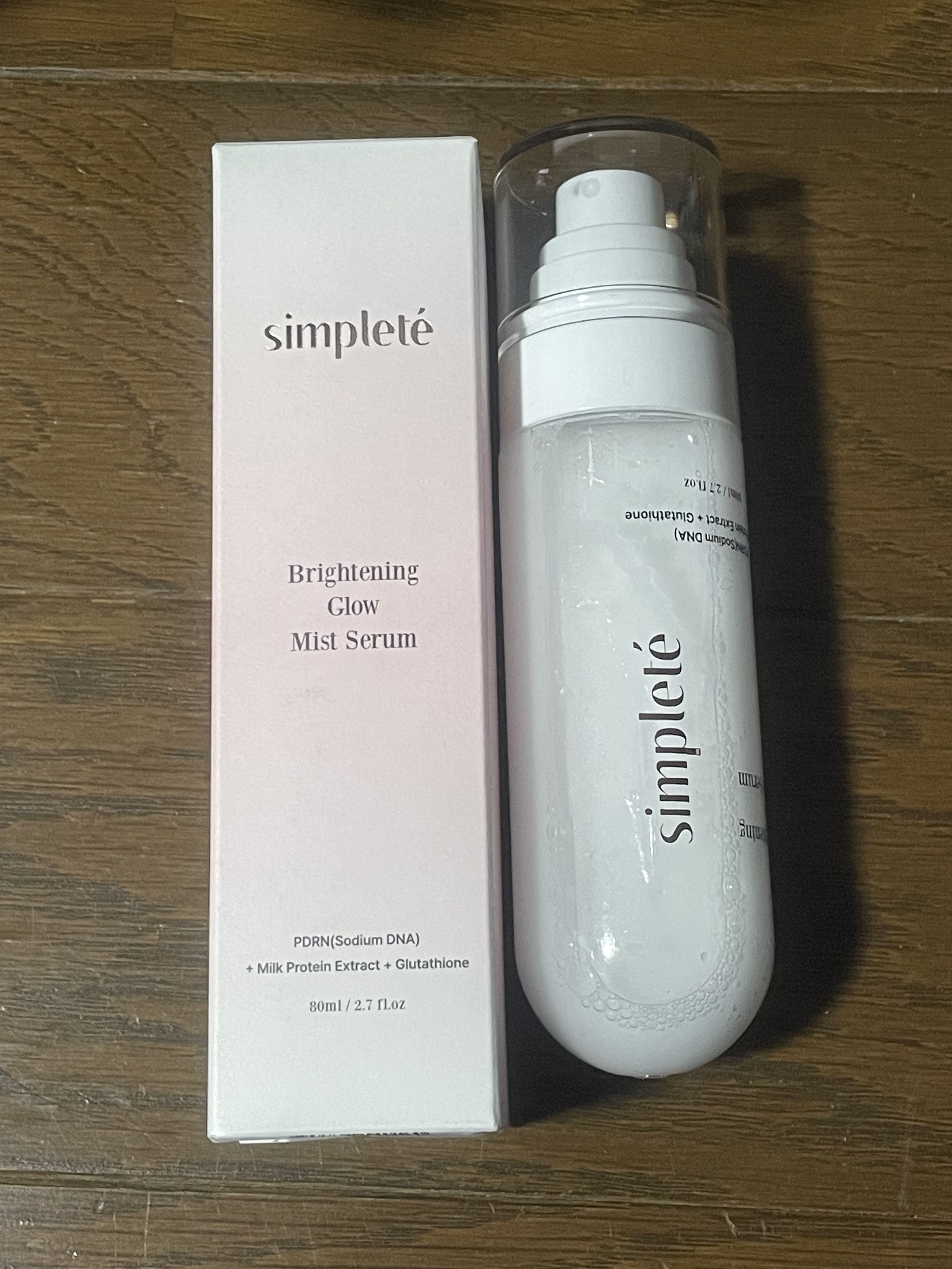 ブライトニング グロウ ミストセラム/Simplete/ミスト状化粧水を使ったクチコミ（1枚目）