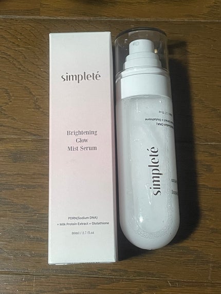 ブライトニング グロウ ミストセラム/Simplete/ミスト状化粧水を使ったクチコミ(1枚目)