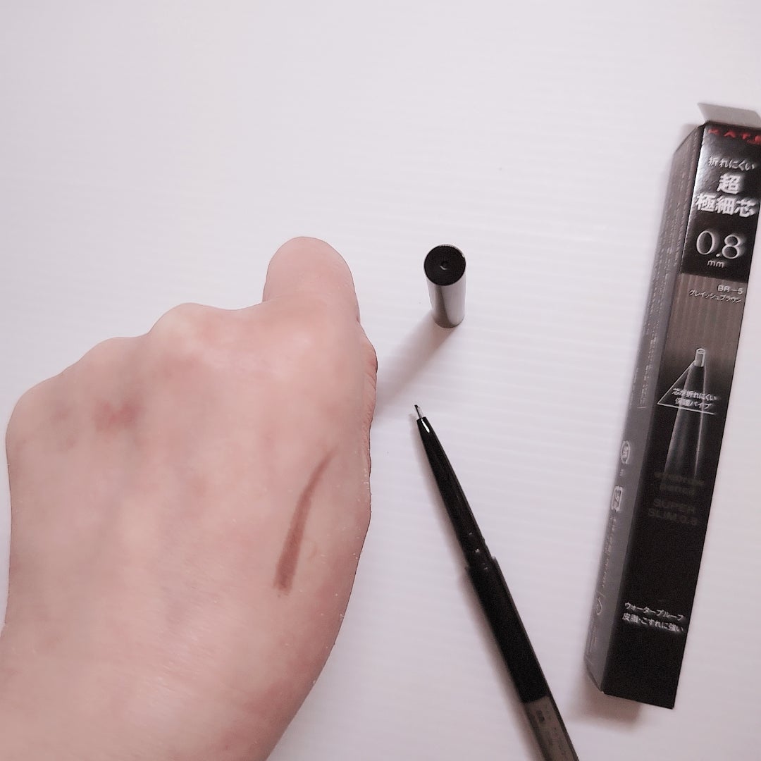 ケイト アイブロウペンシルスーパースリム0.8/KATE/アイブロウペンシルを使ったクチコミ(3枚目)