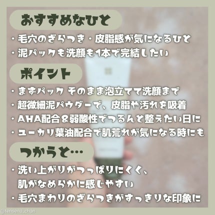 リカバリーマッドバックツーフォームクレンザー/BRMUD/洗顔フォームを使ったクチコミ(3枚目)