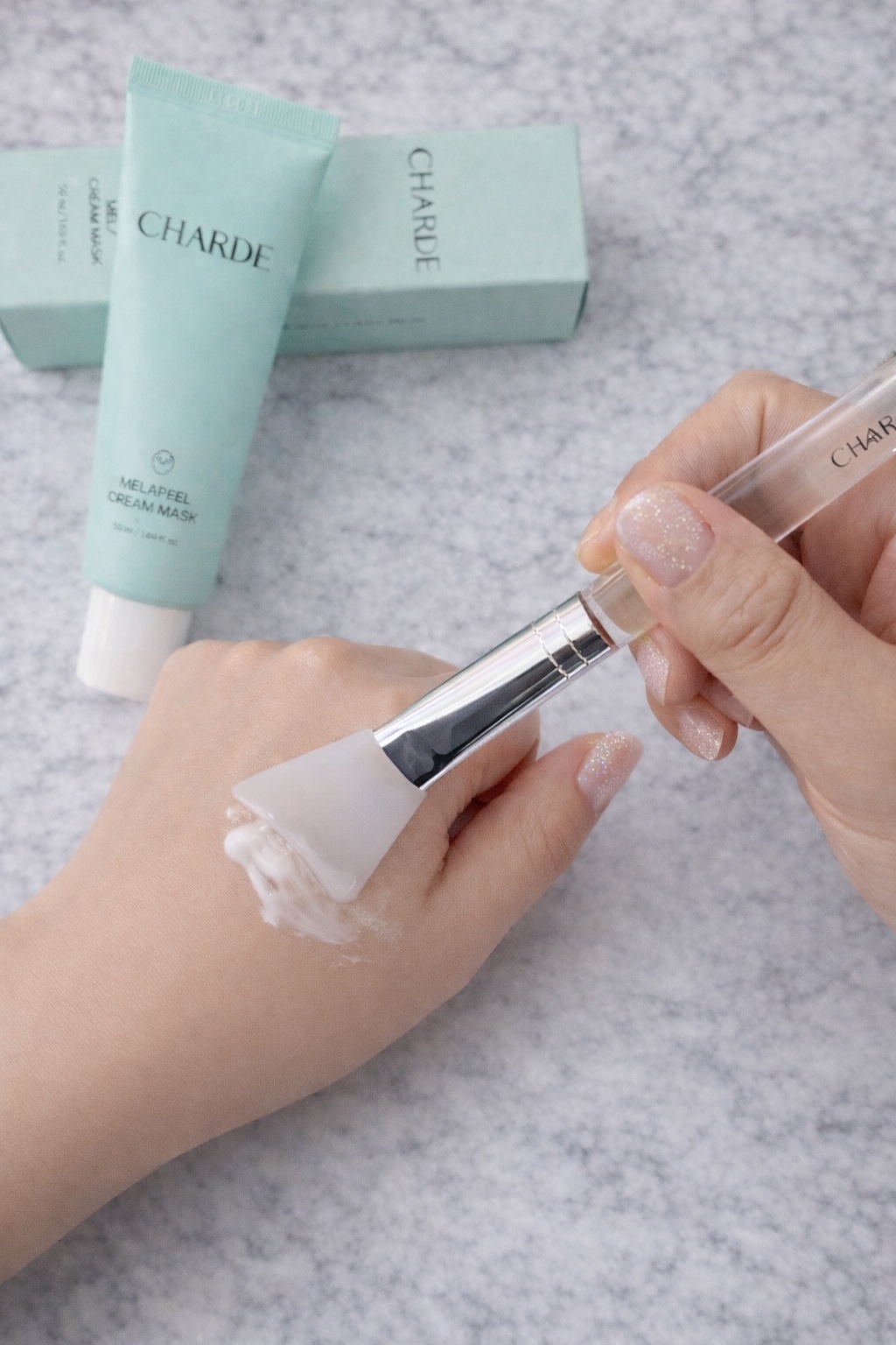 メラピールクリームマスク/CHARDE/ピーリングを使ったクチコミ（1枚目）