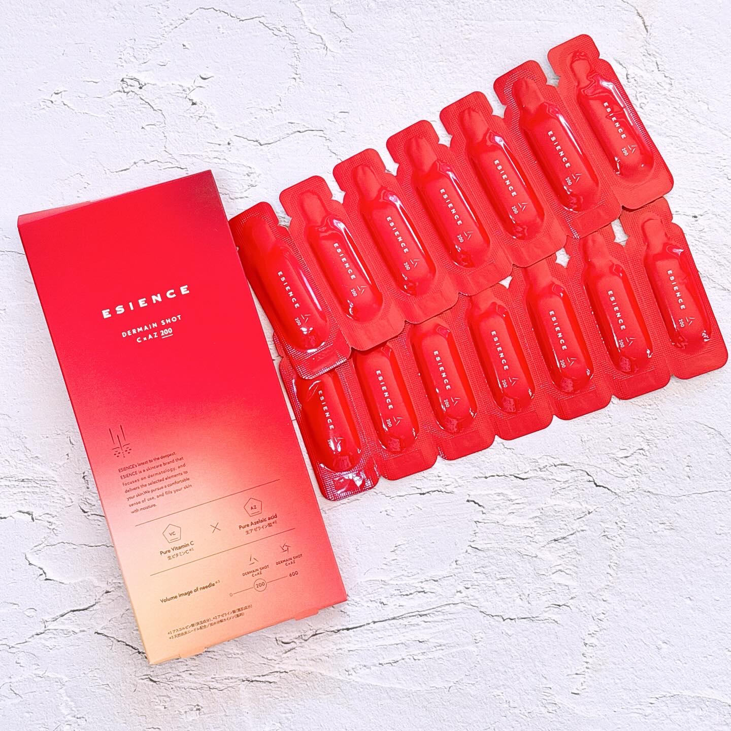 C×AZ ダーマインショット200/ESIENCE/美容液を使ったクチコミ（1枚目）