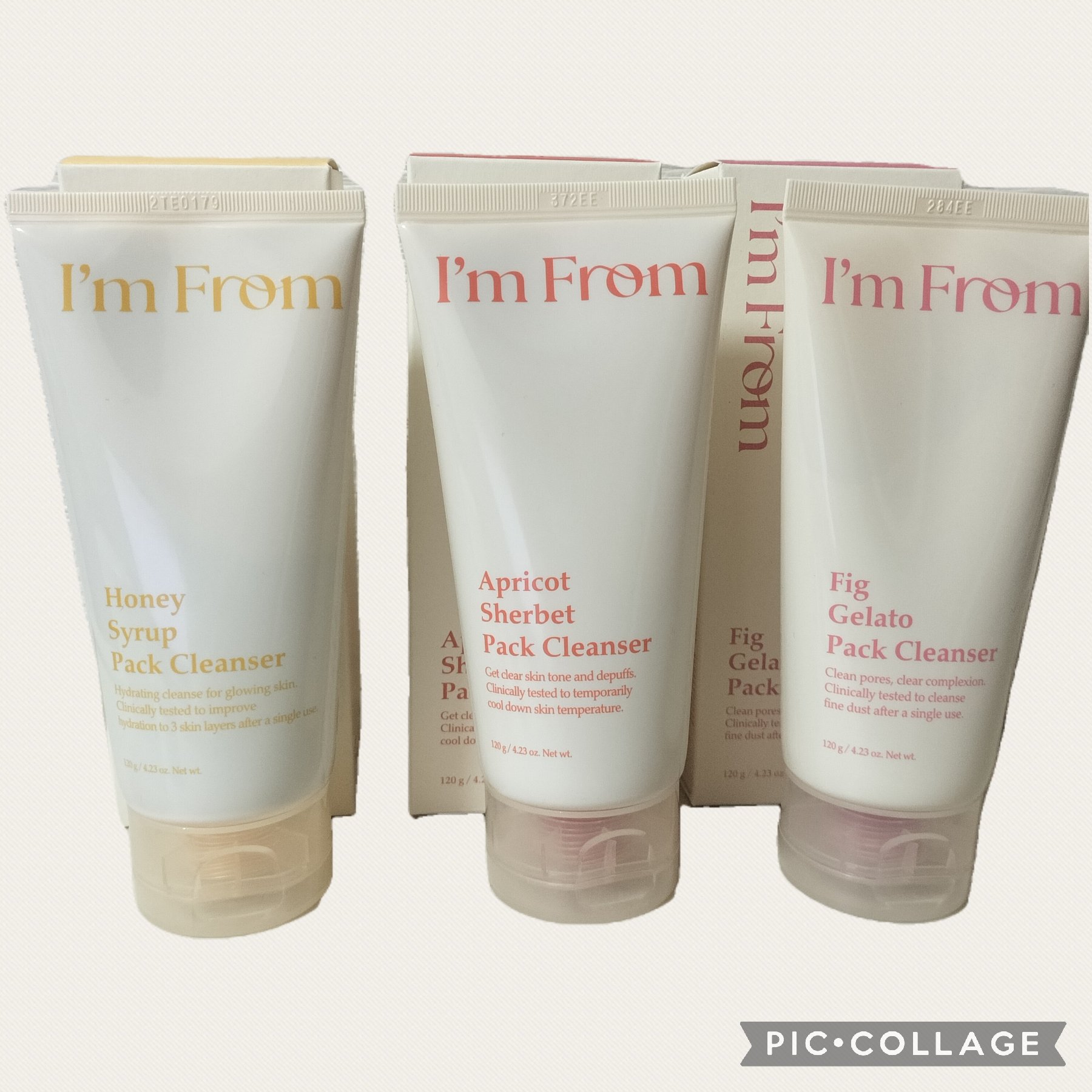 フィグジェラートパッククレンザー/I'm from/洗顔フォームを使ったクチコミ（1枚目）